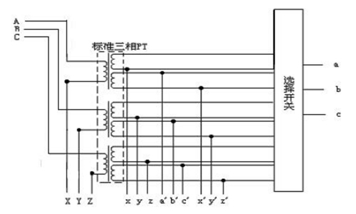 變比測(cè)試儀檢定裝置工作原理圖.jpg 變比測(cè)試儀檢定裝置工作原理圖.jpg